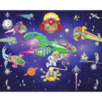 Arrivano gli alieni - poster murale 12 pannelli ALIEN ADVENTURE [40502]