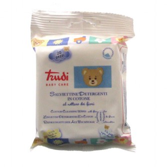 20 salviettine detergenti - Trudi baby care 00431