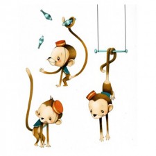Scimmiette acrobate