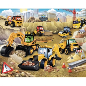 Allegro cantiere - poster murale 12 pannelli MY FIRST JCB [40687]