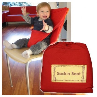 Sack and Seat - imbracatura imbottita da sedia SNS602 rosso