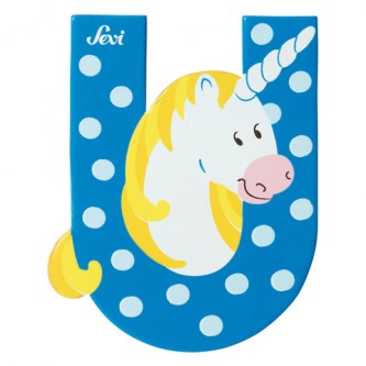 Lettera U - alfabeto Animali U - unicorno [81621]