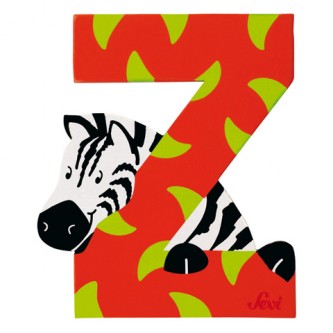 Lettera Z - alfabeto Animali Z - zebra [81626]