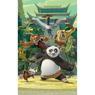 Kung Fu Panda - poster murale 6 pannelli KUNG FU PANDA [43107]