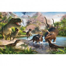 La terra dei dinosauri - poster murale 12 pannelli